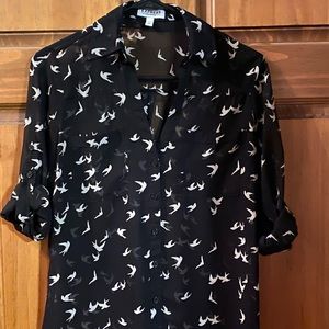 Express Portofino Button Up Blouse - Size S